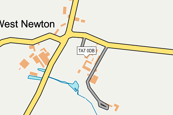 TA7 0DB map - OS OpenMap – Local (Ordnance Survey)