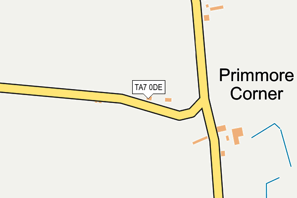 TA7 0DE map - OS OpenMap – Local (Ordnance Survey)
