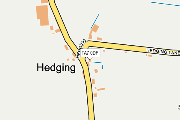 TA7 0DF map - OS OpenMap – Local (Ordnance Survey)