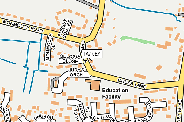TA7 0EY map - OS OpenMap – Local (Ordnance Survey)