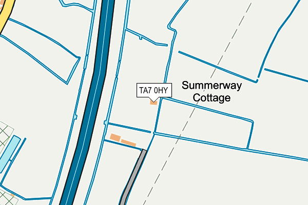 TA7 0HY map - OS OpenMap – Local (Ordnance Survey)