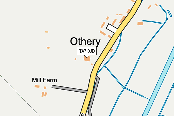 TA7 0JD map - OS OpenMap – Local (Ordnance Survey)