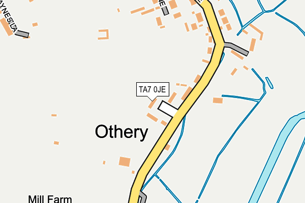 TA7 0JE map - OS OpenMap – Local (Ordnance Survey)