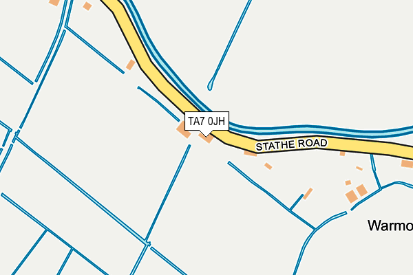 TA7 0JH map - OS OpenMap – Local (Ordnance Survey)