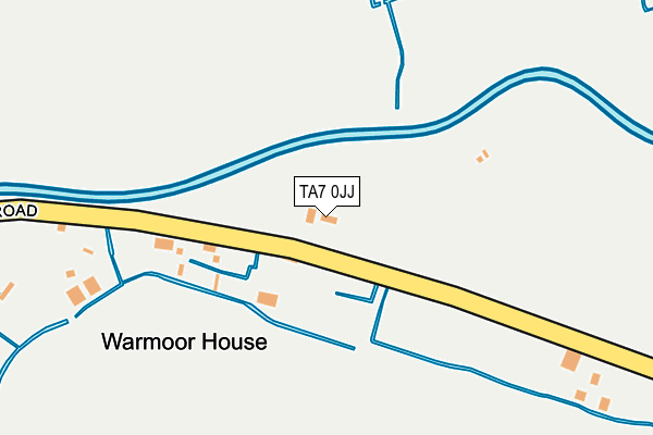 TA7 0JJ map - OS OpenMap – Local (Ordnance Survey)