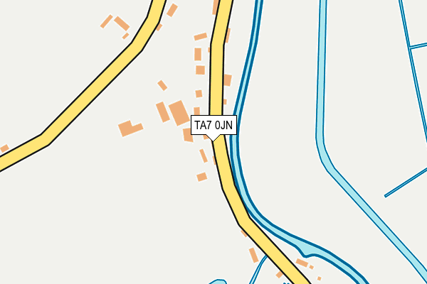 TA7 0JN map - OS OpenMap – Local (Ordnance Survey)