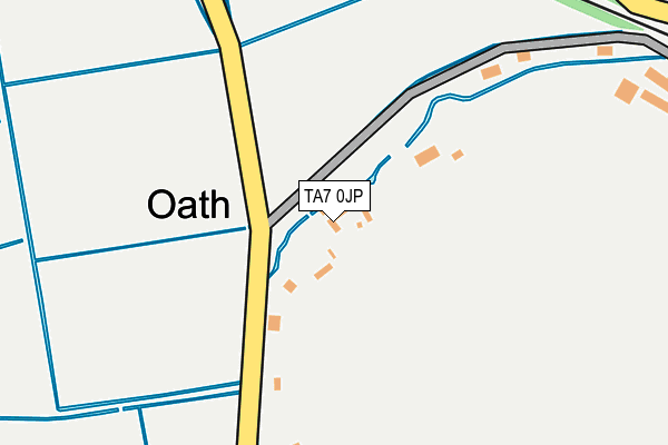 TA7 0JP map - OS OpenMap – Local (Ordnance Survey)