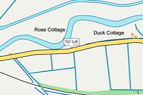 TA7 0JR map - OS OpenMap – Local (Ordnance Survey)