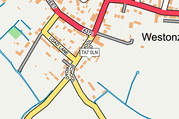 TA7 0LN map - OS OpenMap – Local (Ordnance Survey)