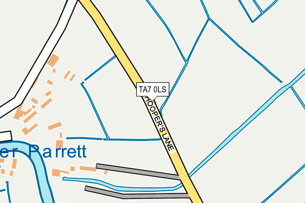 TA7 0LS map - OS OpenMap – Local (Ordnance Survey)