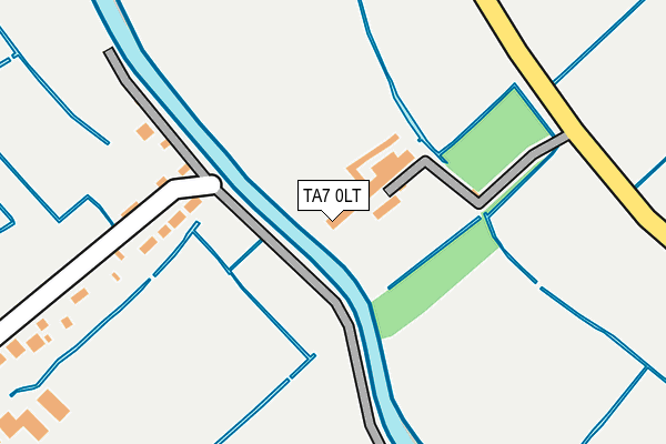 TA7 0LT map - OS OpenMap – Local (Ordnance Survey)