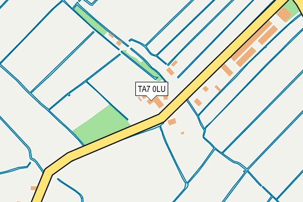 TA7 0LU map - OS OpenMap – Local (Ordnance Survey)
