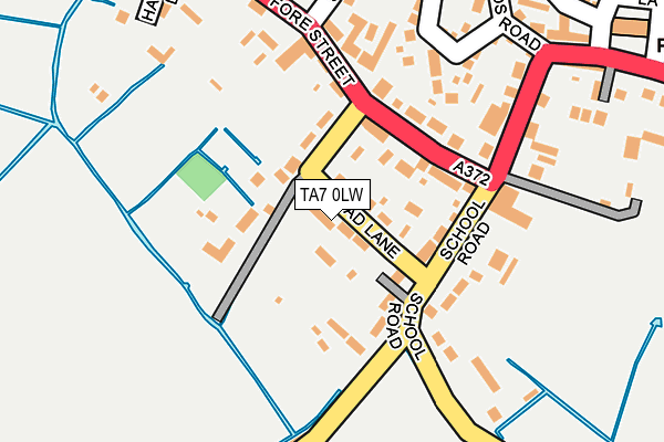 TA7 0LW map - OS OpenMap – Local (Ordnance Survey)
