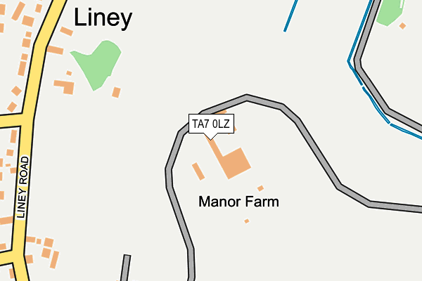 TA7 0LZ map - OS OpenMap – Local (Ordnance Survey)