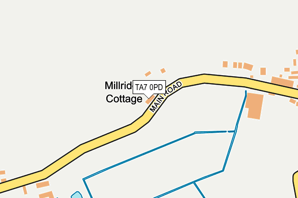 TA7 0PD map - OS OpenMap – Local (Ordnance Survey)