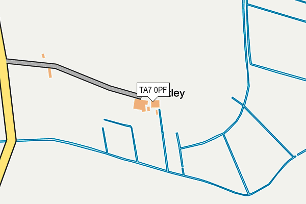 TA7 0PF map - OS OpenMap – Local (Ordnance Survey)