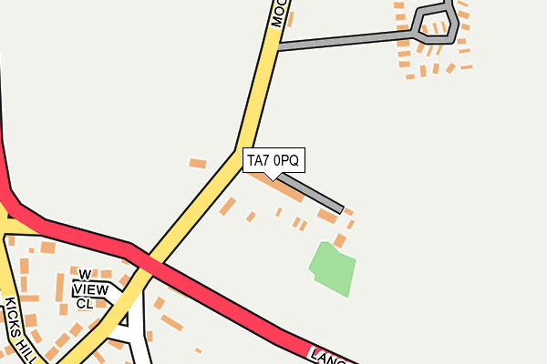 TA7 0PQ map - OS OpenMap – Local (Ordnance Survey)