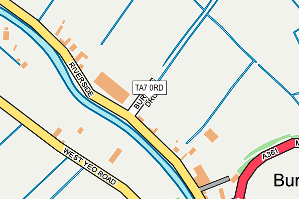 TA7 0RD map - OS OpenMap – Local (Ordnance Survey)