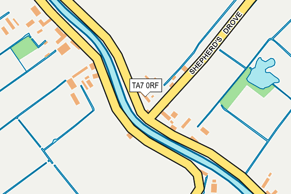 TA7 0RF map - OS OpenMap – Local (Ordnance Survey)