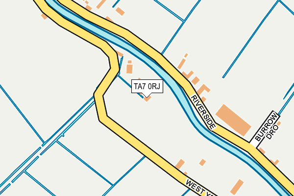 TA7 0RJ map - OS OpenMap – Local (Ordnance Survey)