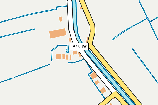 TA7 0RW map - OS OpenMap – Local (Ordnance Survey)