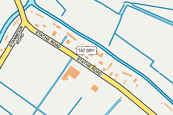 TA7 0RY map - OS OpenMap – Local (Ordnance Survey)
