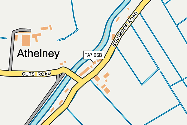 TA7 0SB map - OS OpenMap – Local (Ordnance Survey)