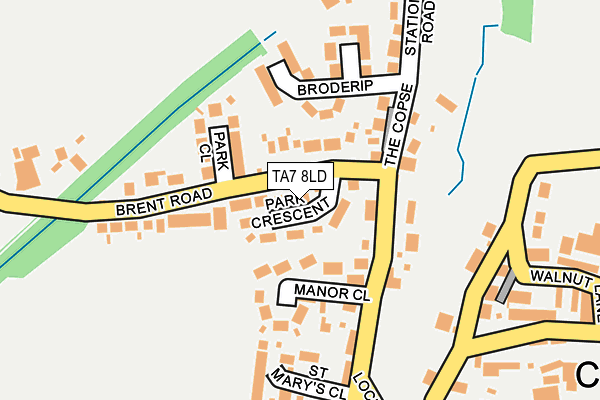 TA7 8LD map - OS OpenMap – Local (Ordnance Survey)