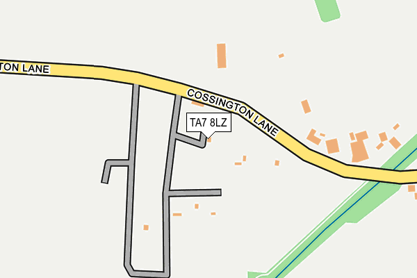 TA7 8LZ map - OS OpenMap – Local (Ordnance Survey)