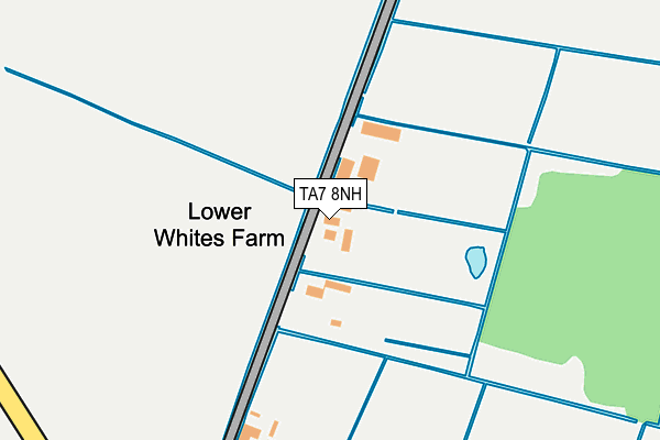 TA7 8NH map - OS OpenMap – Local (Ordnance Survey)
