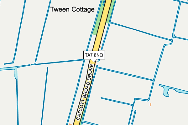 TA7 8NQ map - OS OpenMap – Local (Ordnance Survey)