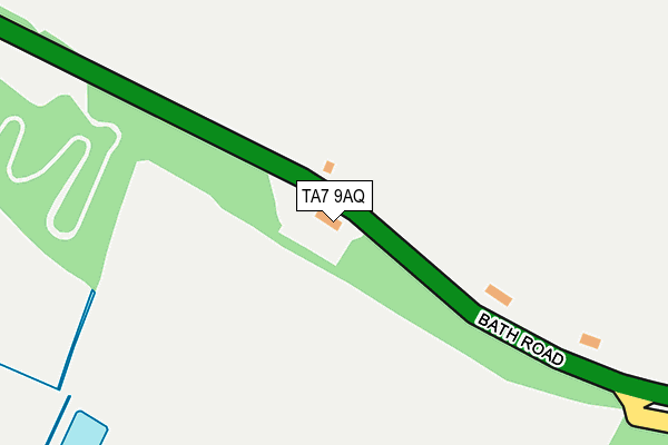 TA7 9AQ map - OS OpenMap – Local (Ordnance Survey)