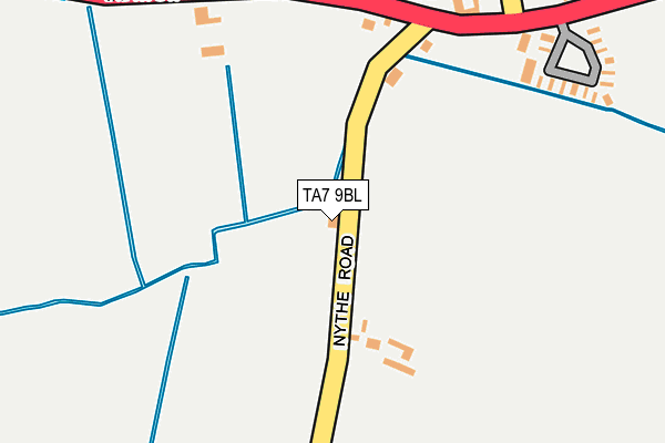 TA7 9BL map - OS OpenMap – Local (Ordnance Survey)