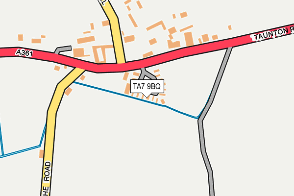 TA7 9BQ map - OS OpenMap – Local (Ordnance Survey)