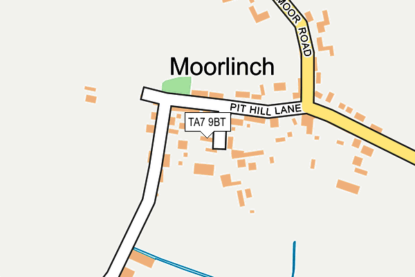 TA7 9BT map - OS OpenMap – Local (Ordnance Survey)