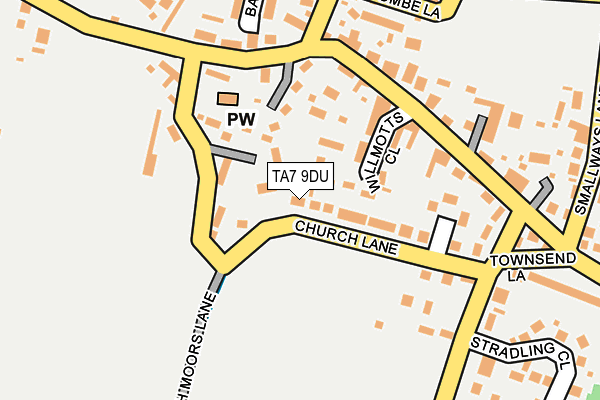 TA7 9DU map - OS OpenMap – Local (Ordnance Survey)