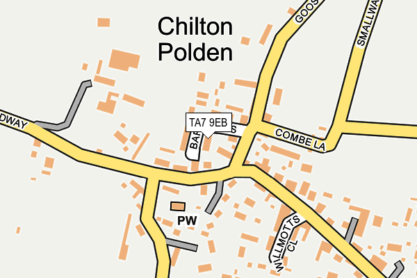 TA7 9EB map - OS OpenMap – Local (Ordnance Survey)