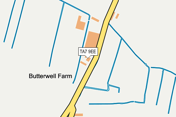 TA7 9EE map - OS OpenMap – Local (Ordnance Survey)