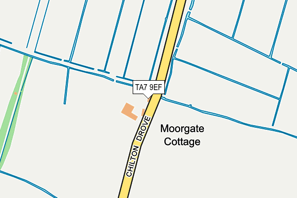 TA7 9EF map - OS OpenMap – Local (Ordnance Survey)