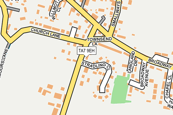TA7 9EH map - OS OpenMap – Local (Ordnance Survey)