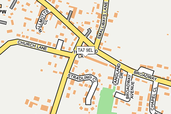 TA7 9EL map - OS OpenMap – Local (Ordnance Survey)
