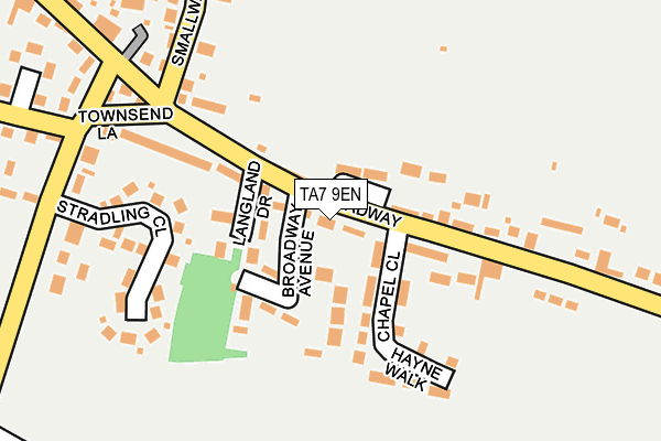 TA7 9EN map - OS OpenMap – Local (Ordnance Survey)