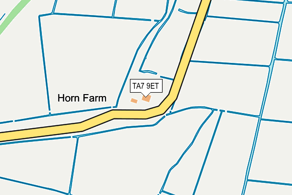 TA7 9ET map - OS OpenMap – Local (Ordnance Survey)