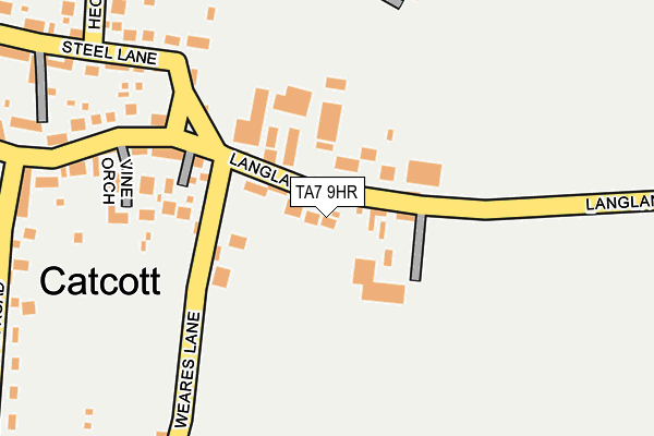 TA7 9HR map - OS OpenMap – Local (Ordnance Survey)