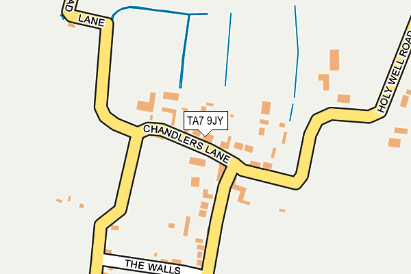 TA7 9JY map - OS OpenMap – Local (Ordnance Survey)