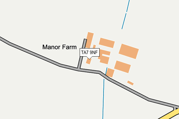 TA7 9NF map - OS OpenMap – Local (Ordnance Survey)