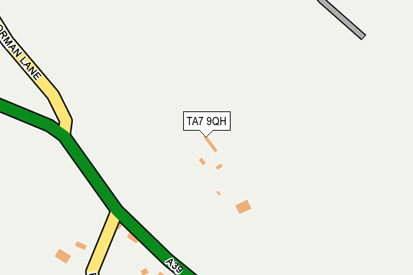 TA7 9QH map - OS OpenMap – Local (Ordnance Survey)