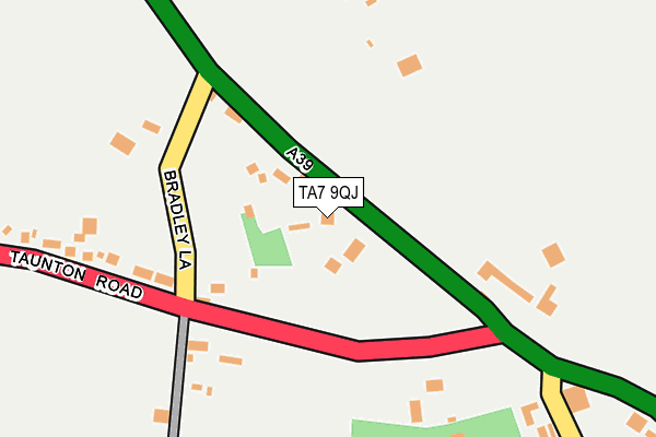 TA7 9QJ map - OS OpenMap – Local (Ordnance Survey)