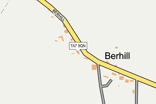 TA7 9QN map - OS OpenMap – Local (Ordnance Survey)