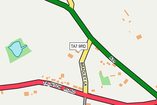 TA7 9RD map - OS OpenMap – Local (Ordnance Survey)